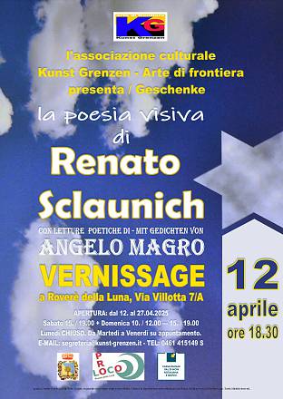 La poesia visiva di renato sclaunich